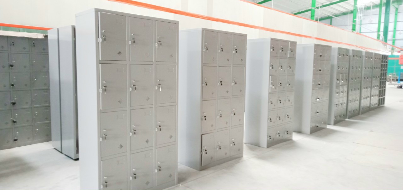 Tủ locker 12 ngăn hàn liền